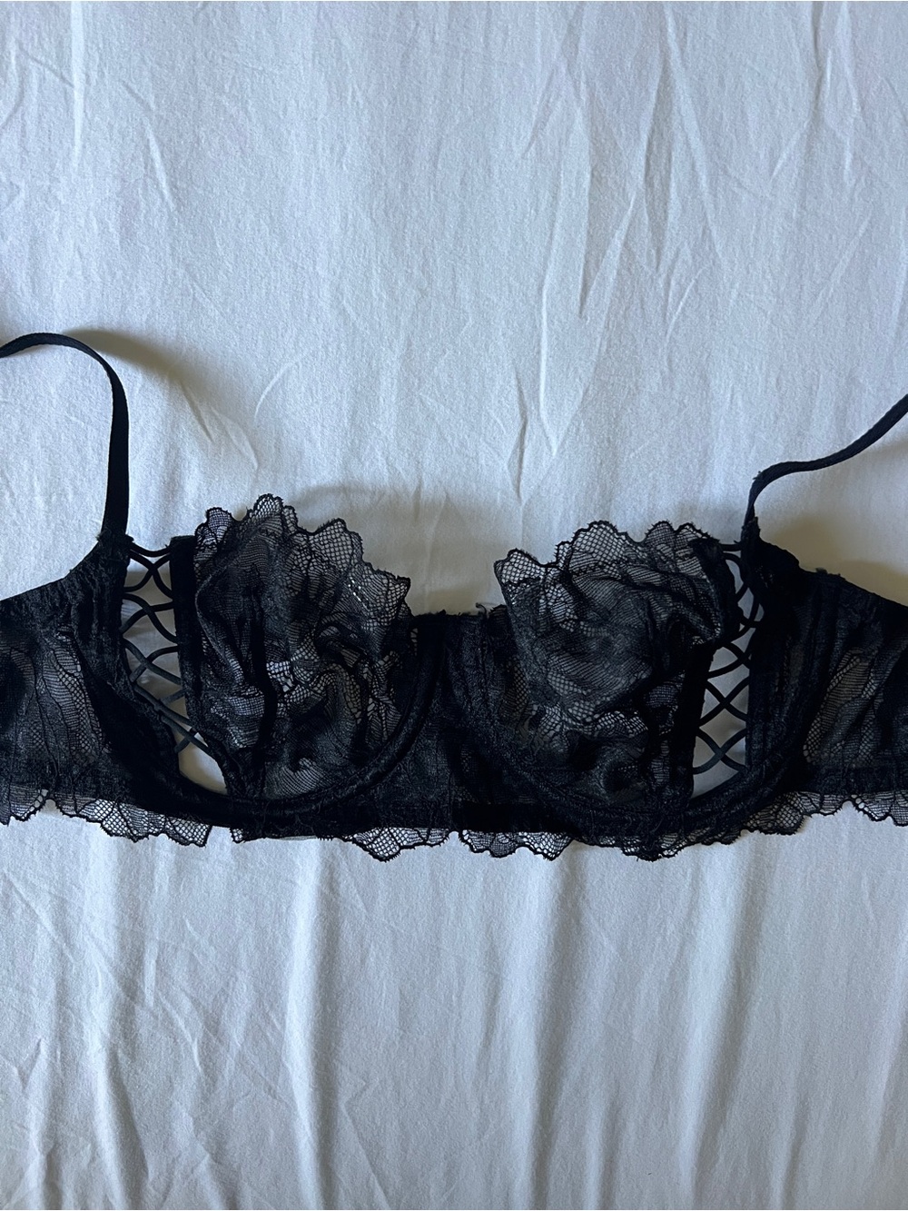 NWOT Lace Balconette Bra Small